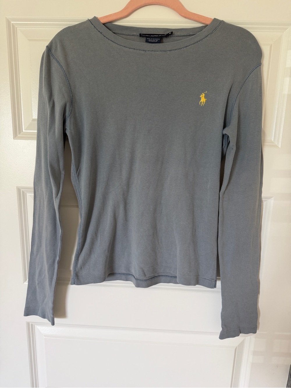 Vintage Ralph Lauren Sport Light Blue Crew Tee